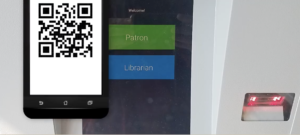 QR Code and Screen reads Patron or Librarian